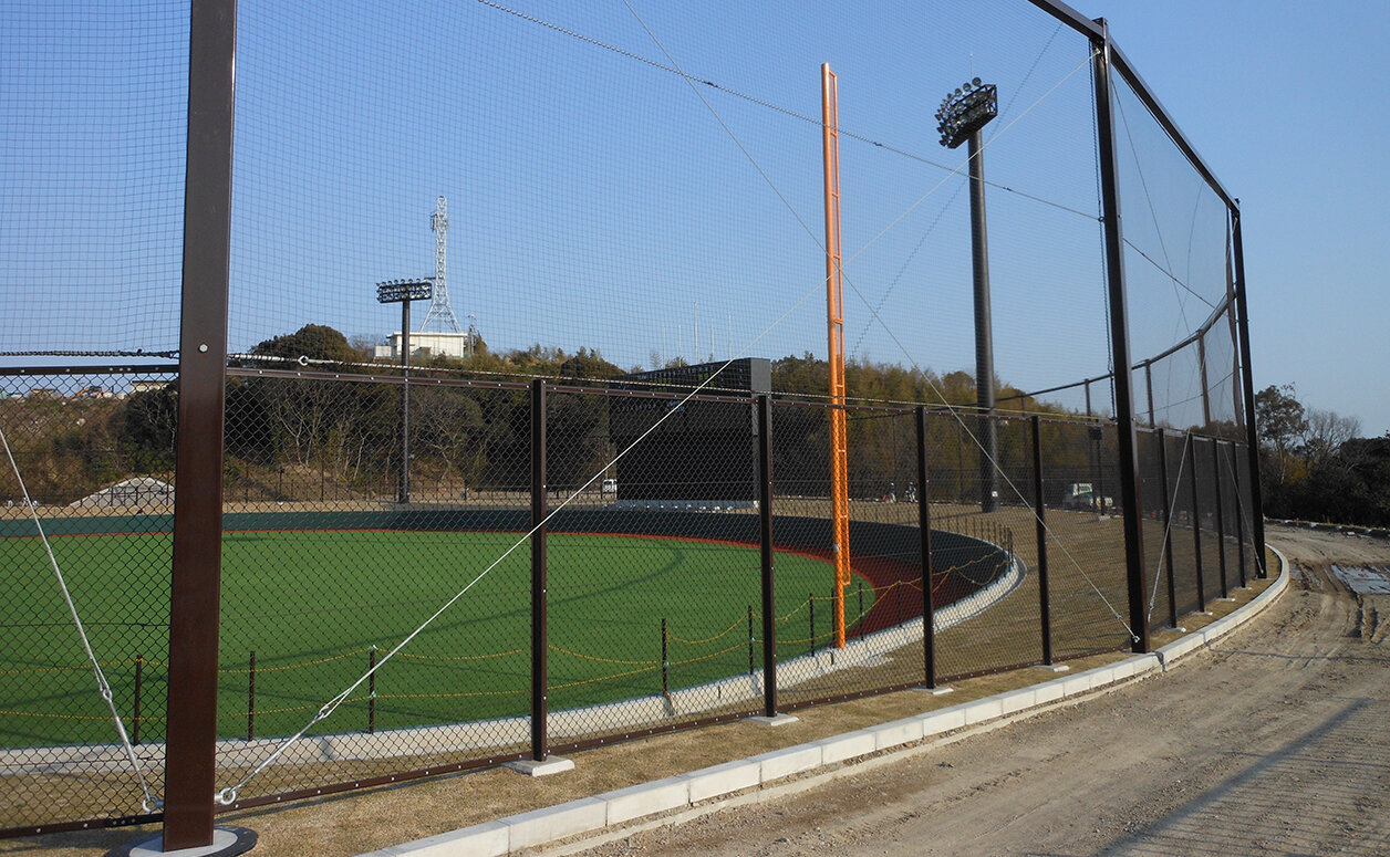 和歌山県スポーツパーク外構柵　和歌山県